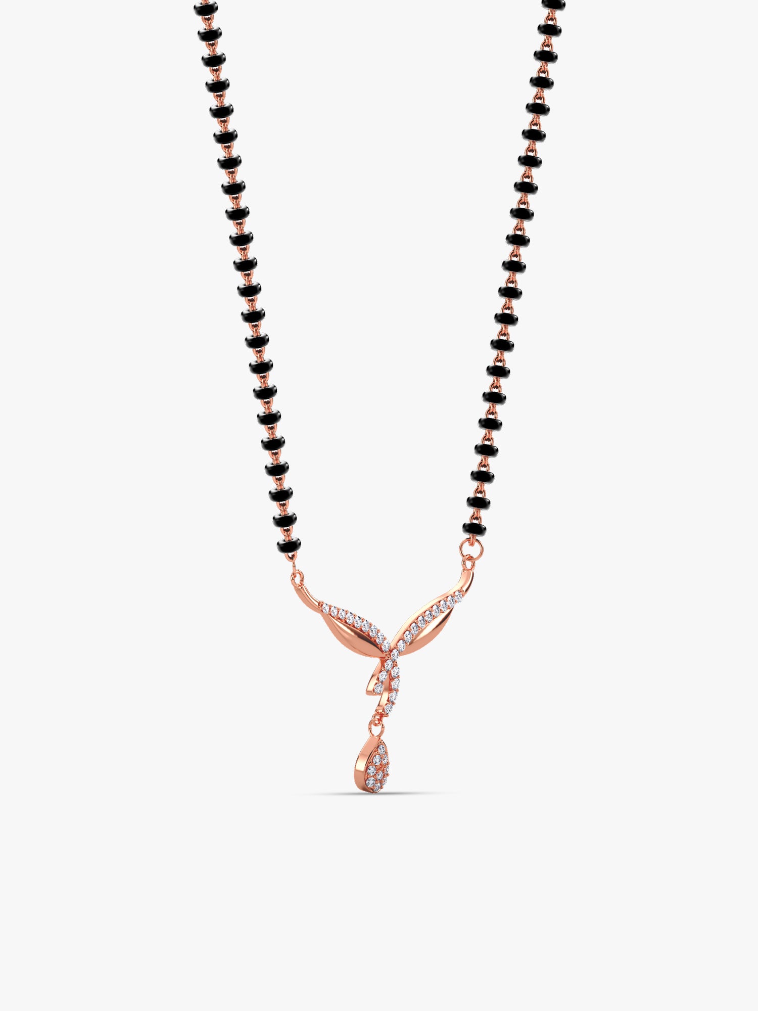 Rose Gold Vows of Love Mangalsutra