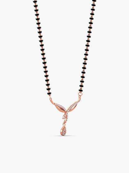Rose Gold Vows of Love Mangalsutra