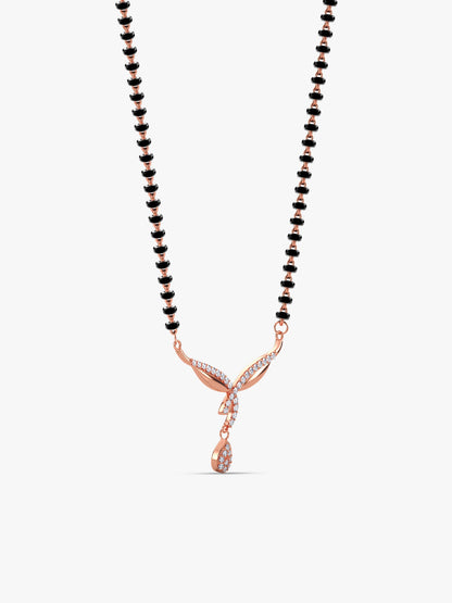 Rose Gold Vows of Love Mangalsutra