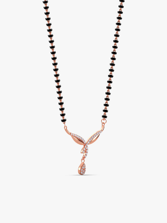 Rose Gold Vows of Love Mangalsutra