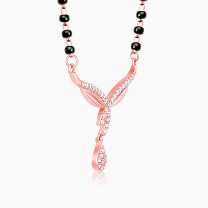 Rose Gold Vows of Love Mangalsutra