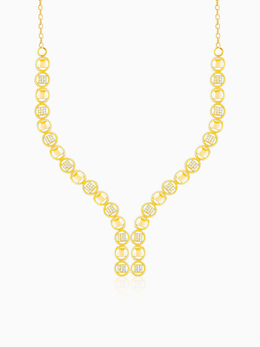 Golden Rhythm Of The Night Necklace