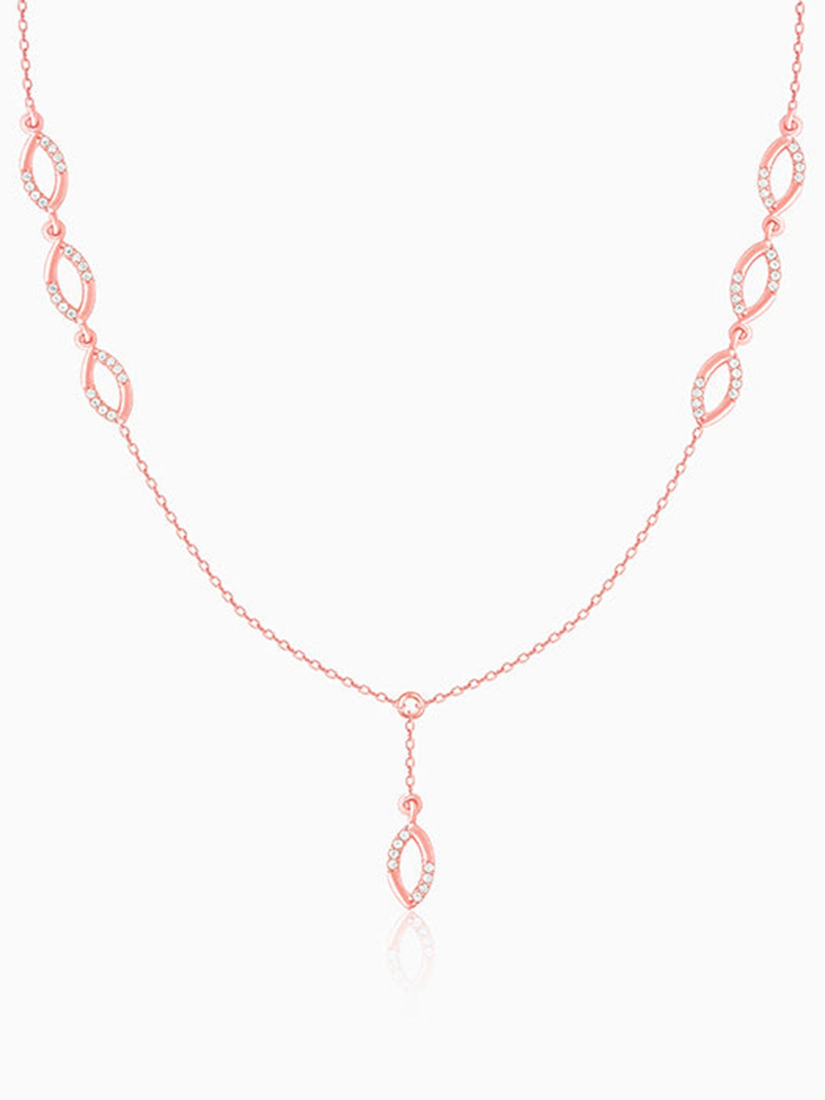 Rose Gold Regal Radiance Necklace
