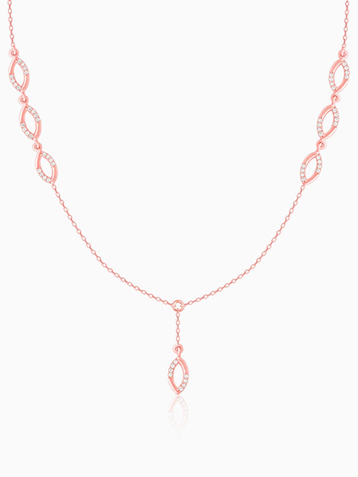 Rose Gold Regal Radiance Necklace