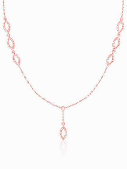 Rose Gold Regal Radiance Necklace