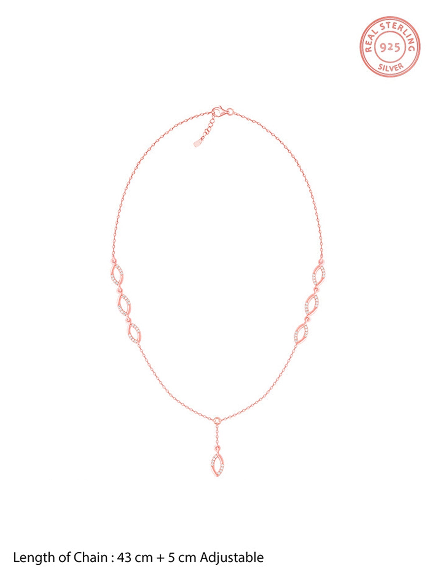 Rose Gold Regal Radiance Necklace