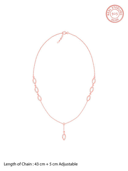 Rose Gold Regal Radiance Necklace