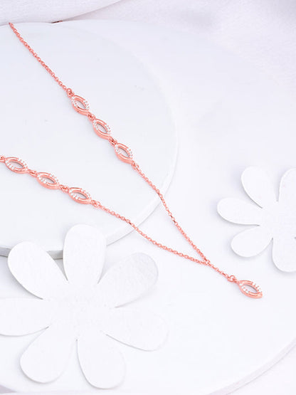 Rose Gold Regal Radiance Necklace