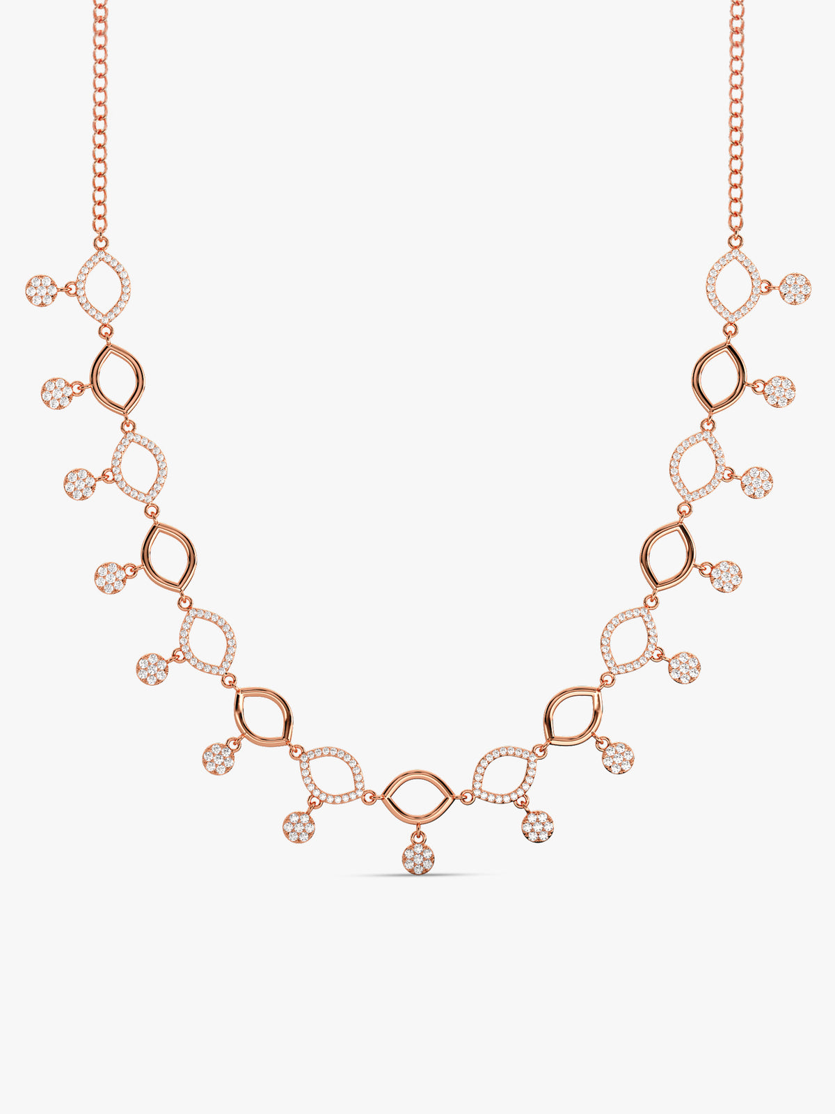 Rose Gold Duchess Necklace