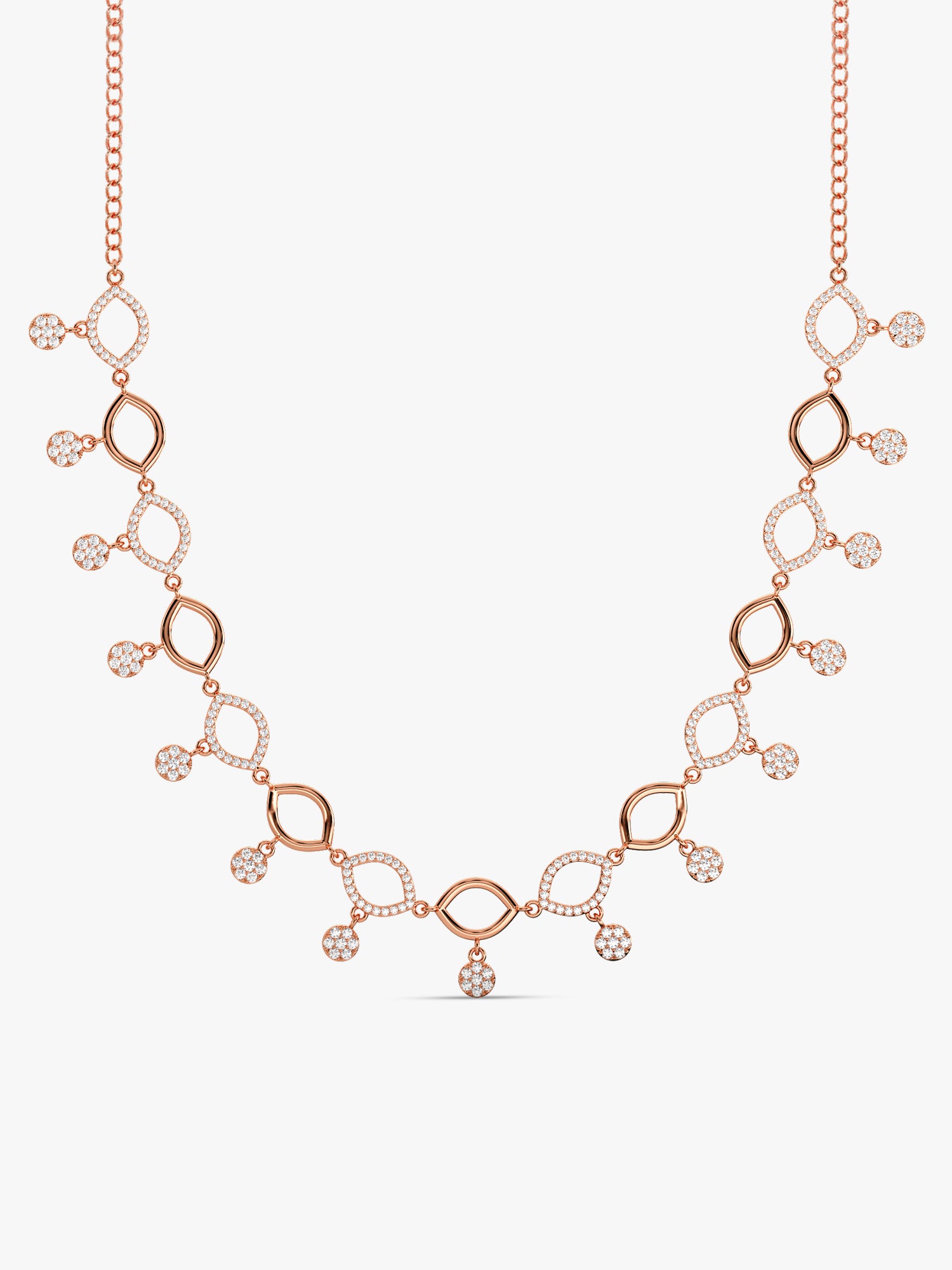 Rose Gold Duchess Necklace