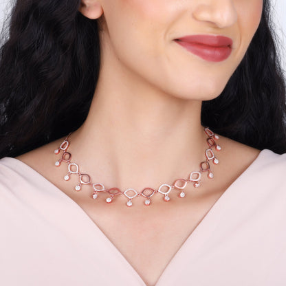 Rose Gold Duchess Necklace