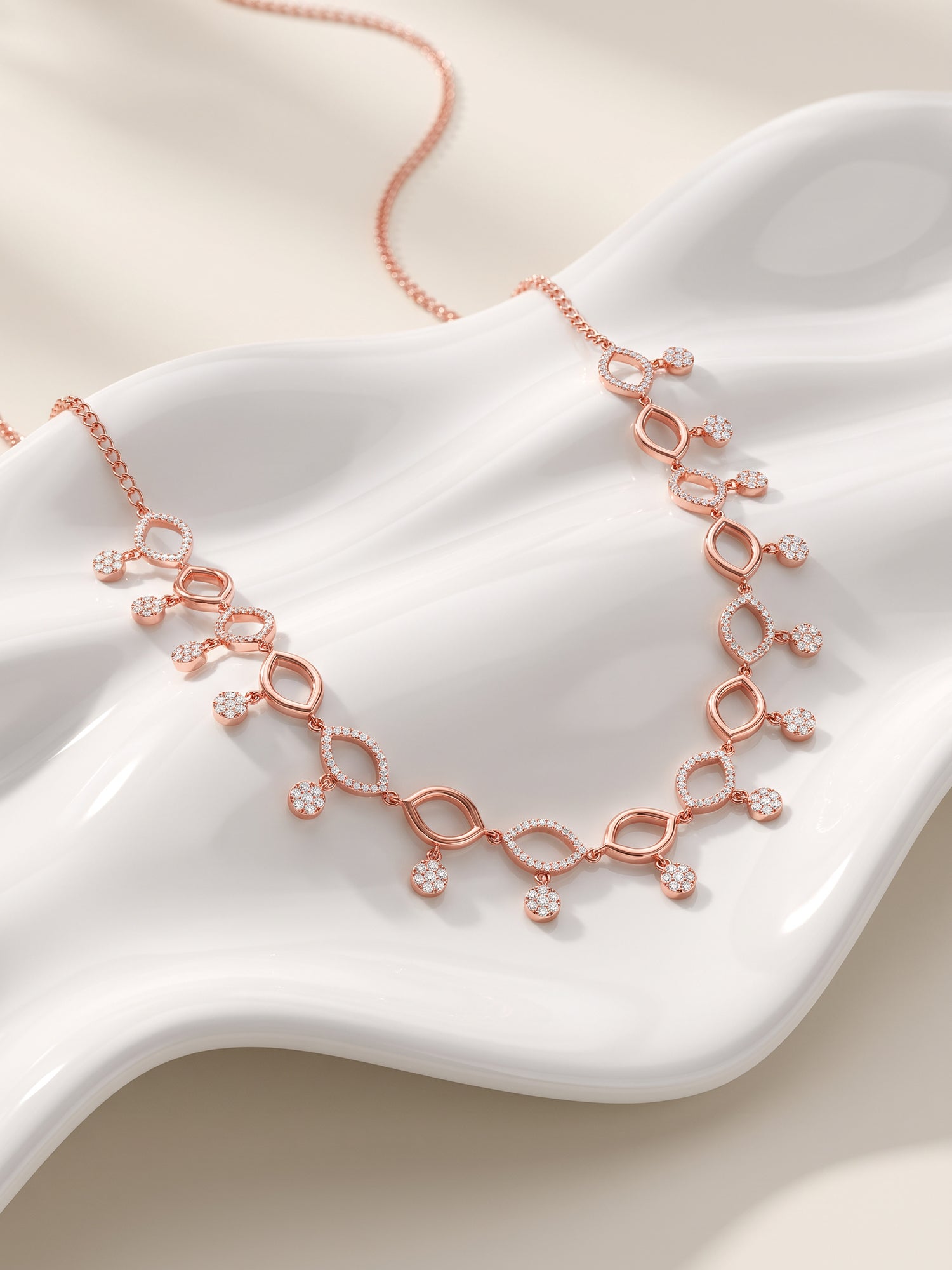 Rose Gold Duchess Necklace