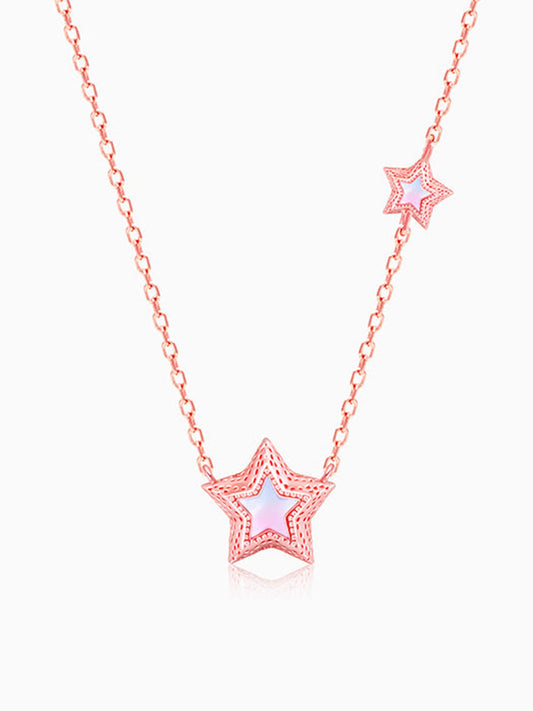 Rose Gold Shooting Star Necklace