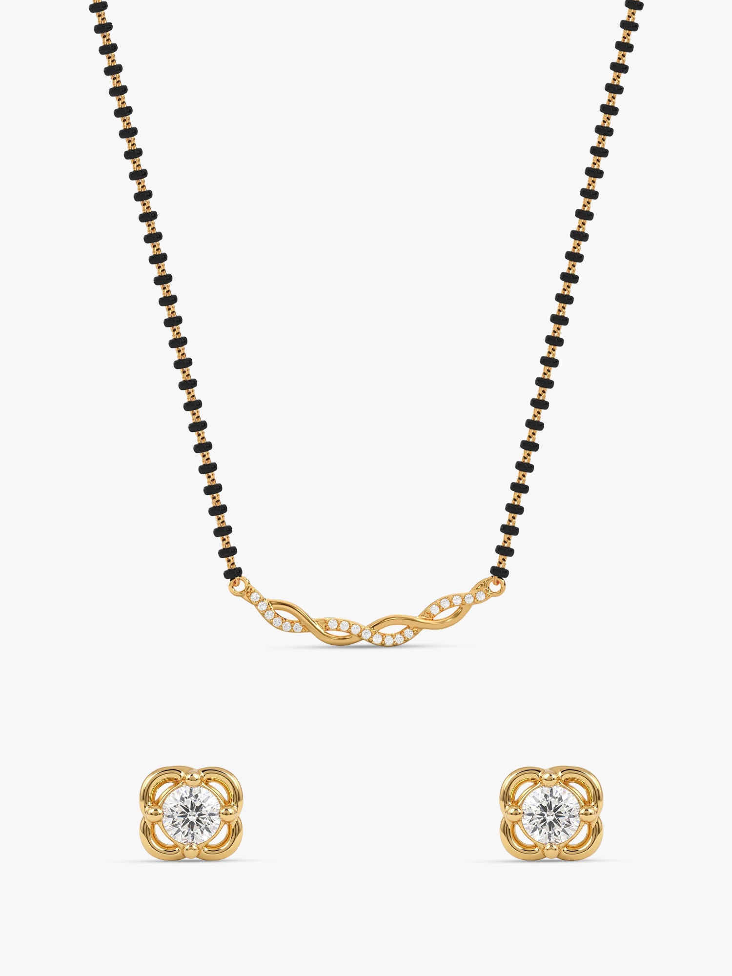 Golden Girinandini Mangalsutra Set