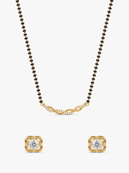 Golden Girinandini Mangalsutra Set