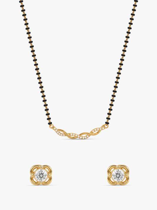 Golden Girinandini Mangalsutra Set