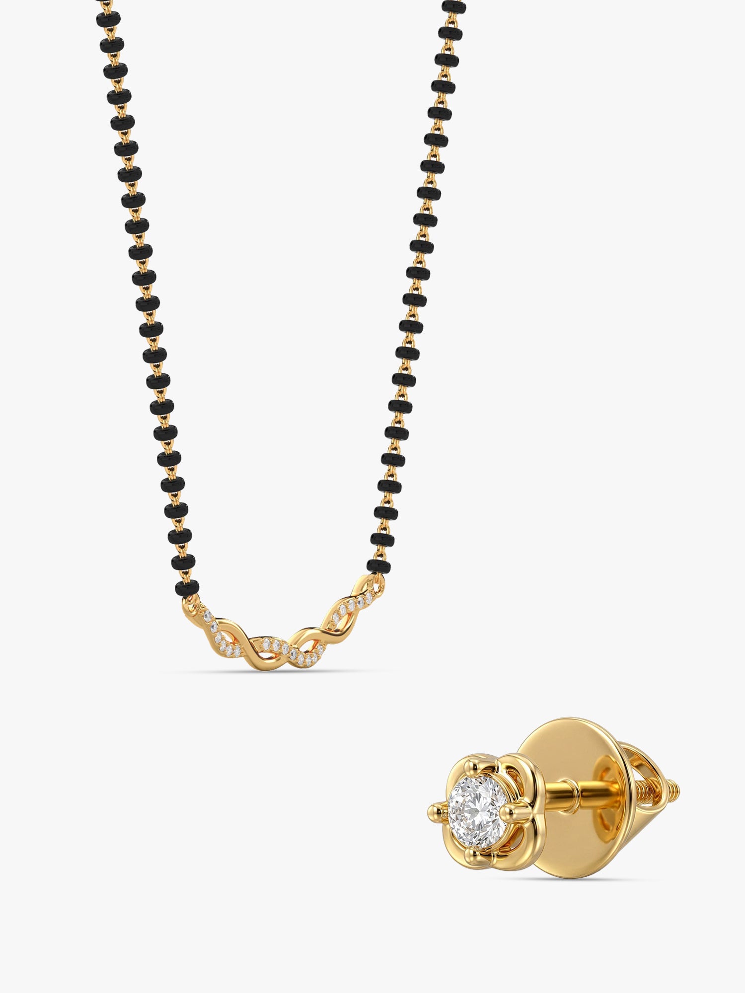 Golden Girinandini Mangalsutra Set