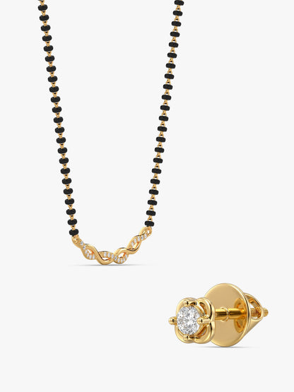 Golden Girinandini Mangalsutra Set
