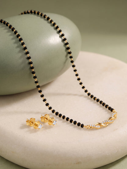 Golden Girinandini Mangalsutra Set