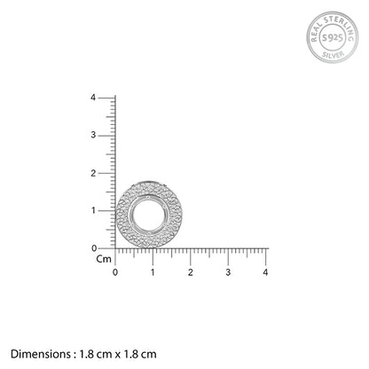 Silver Medallion Pendant With Link Chain For Him