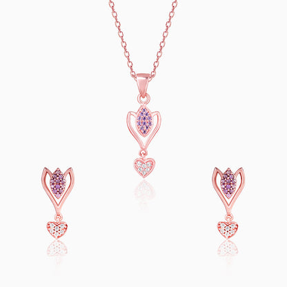 Rose Gold Crocus Grace Set