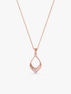 Rose Gold Princess Pendant With Link Chain