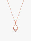 Rose Gold Princess Pendant With Link Chain