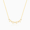 Golden Floral Serenade Necklace