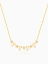 Golden Floral Serenade Necklace