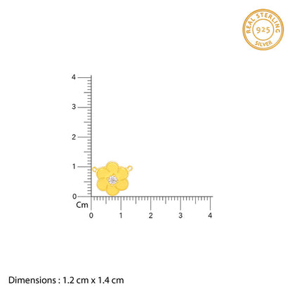 Golden Flower Power Necklace