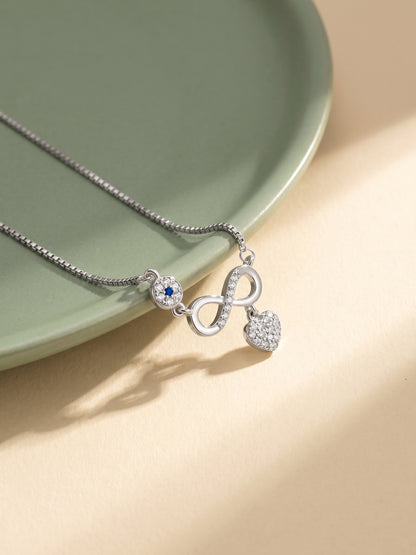 Silver Infinity Love Necklace