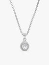 Silver Mirth Pendant With Link Chain