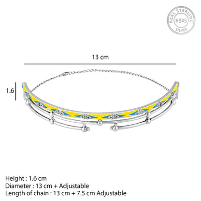 Oxidised Silver Vintage Torque Layered Necklace
