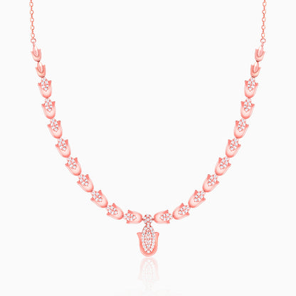 Rose Gold Classic Hamsa Necklace