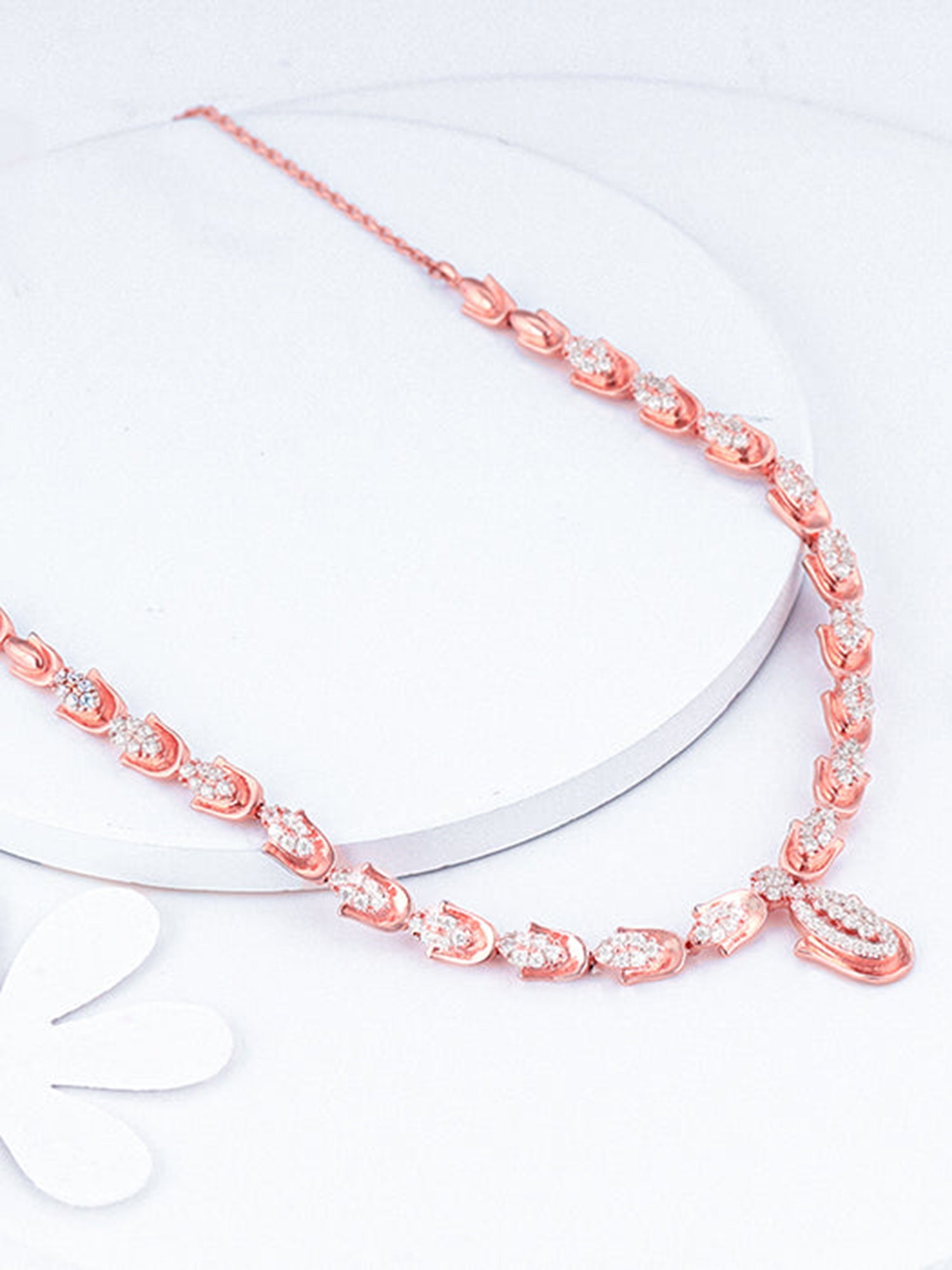 Rose Gold Classic Hamsa Necklace