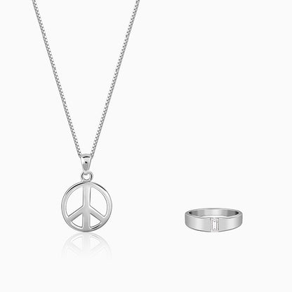 Silver Heavenly Classy Set For Him