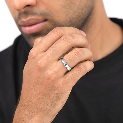 Silver Omkara Set For Him