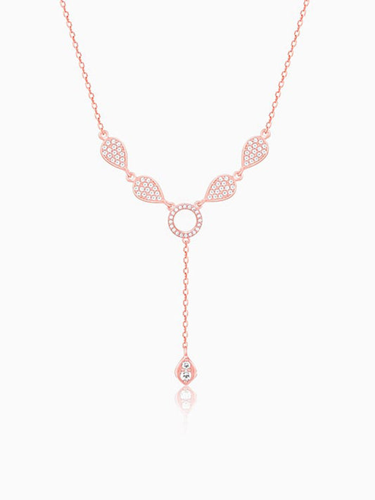 Rose Gold Classic Lariat Necklace