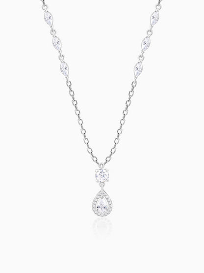Silver Regal Radiance Necklace