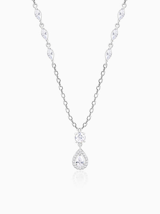 Silver Regal Radiance Necklace