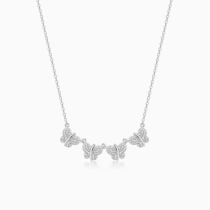 Silver Flutterby Necklace