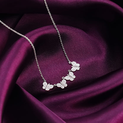 Silver Flutterby Necklace