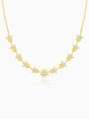 Golden Radiating Star Necklace