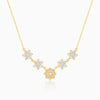 Golden Floral Star Necklace