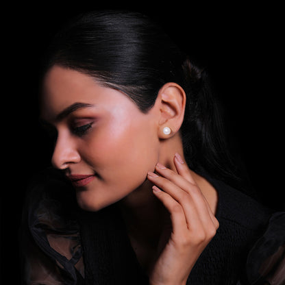 Silver Lining of Pearls Set