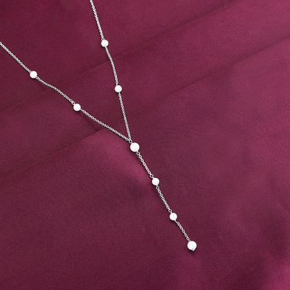 Silver Lining of Pearls Set