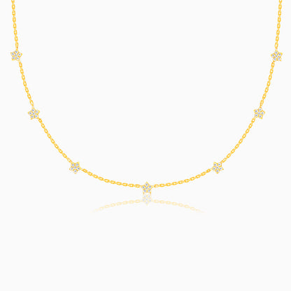 Anushka Sharma Golden Star Constellation Necklace