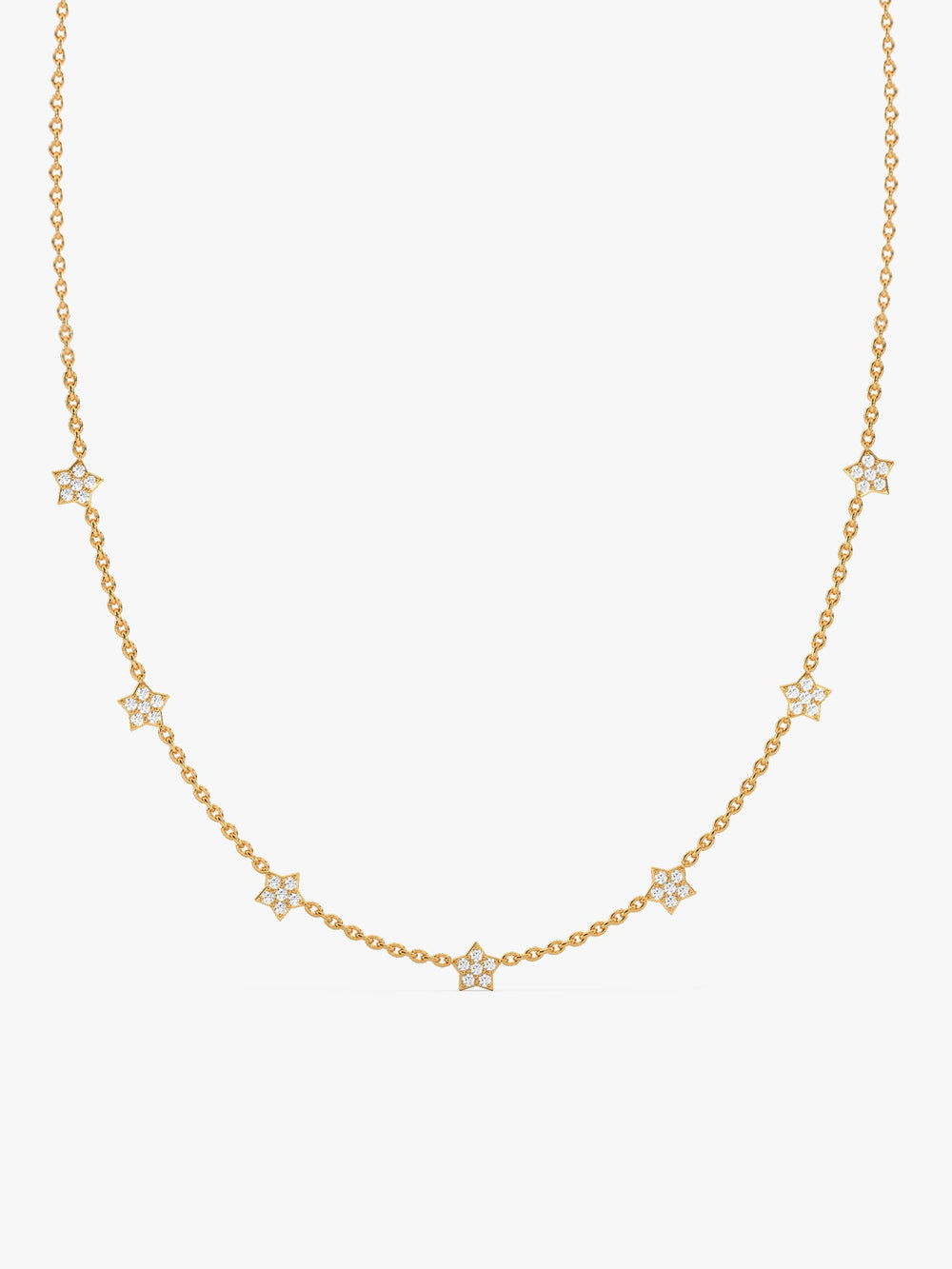 Golden Star Constellation Necklace