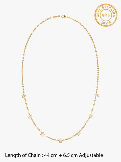 Golden Star Constellation Necklace