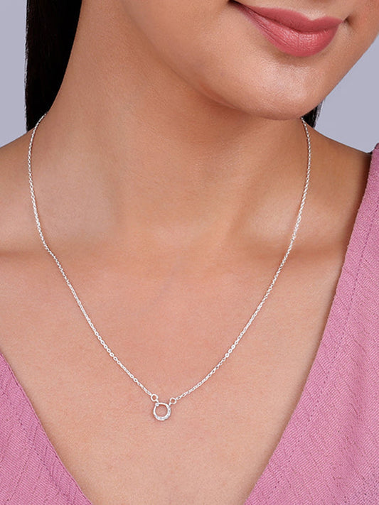 Silver Chandra Necklace